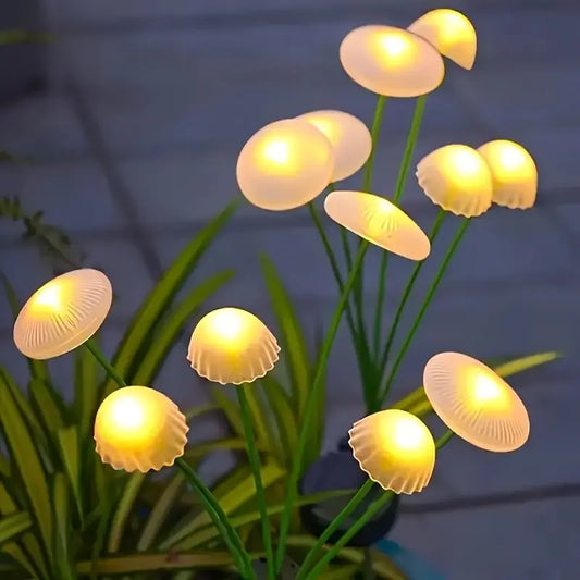 Solar Mushroom Garden Stake Lights – Add Whimsical Glow to Your Garden Spaces