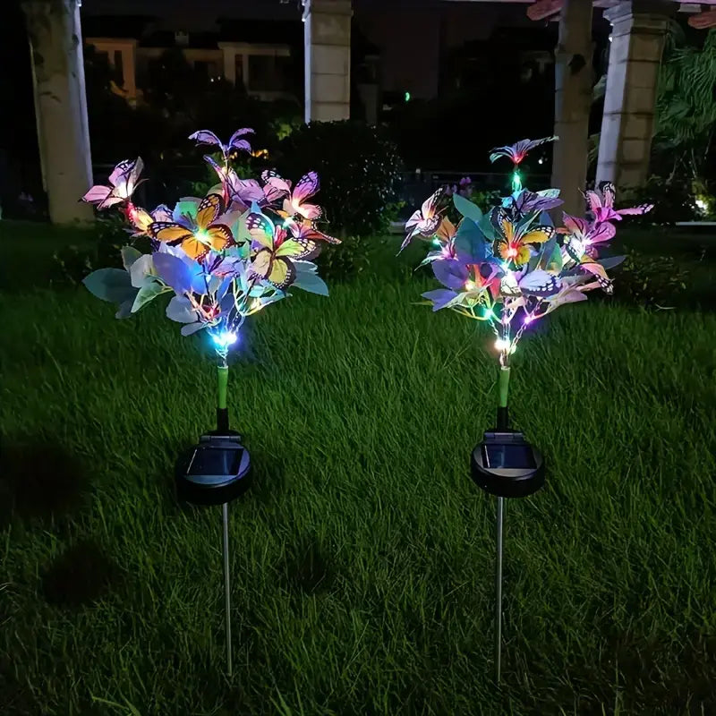Solar Colorful Butterfly Garden Stake Lights – Add a Vibrant Touch of Nature to Your Yard