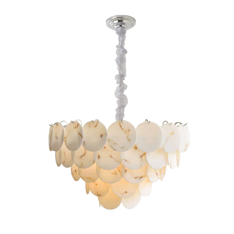 Murano-Style Glass Chandelier — Model 5698, Chrome finish option
