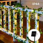Solar Maple Leaf String Lights shown as solar string lights for outdoor decoration