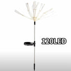 Solar DIY Firework Garden Stake Lights shown as solar garden stake lights for outdoor display
