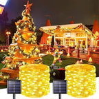 Solar Copper Wire Fairy Lights main product image