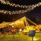 Solar Firecracker String Lights shown as solar string lights for outdoor decoration