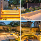 Solar Tube String Light shown as solar string lights for outdoor decoration