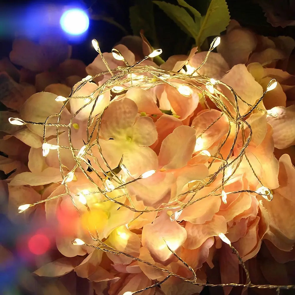 Solar Firecracker String Lights - Garden & Patio Decoration
