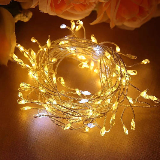 Solar Firecracker String Lights - Garden & Patio Decoration