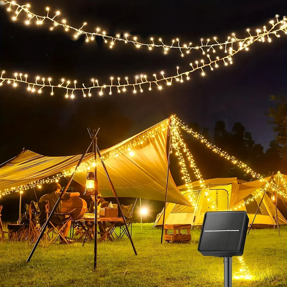 Solar Firecracker String Lights - Garden & Patio Decoration