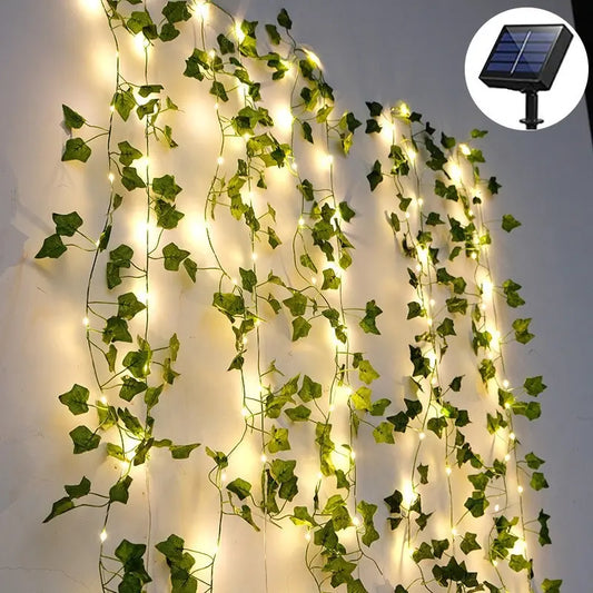 Solar Maple Leaf String Lights – Brighten Your Patio & Yard