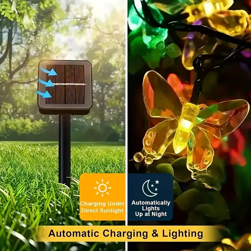 Solar Butterfly String Lights – Add Magic to Your Garden