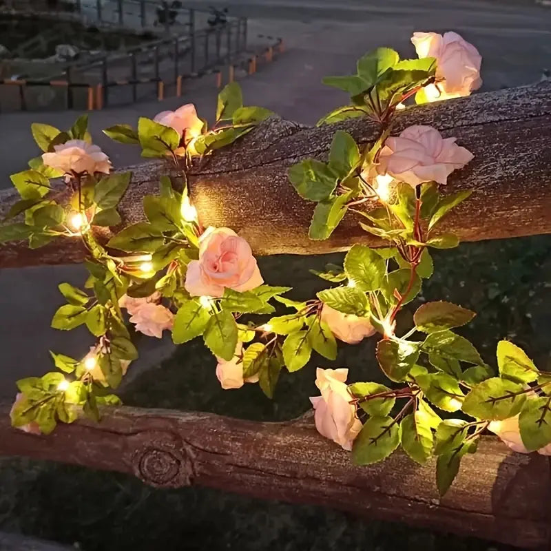Solar-Rosenlichterkette – Verleihen Sie Ihrem Garten Romantik