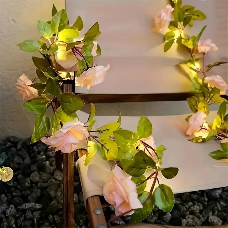 Solar-Rosenlichterkette – Verleihen Sie Ihrem Garten Romantik