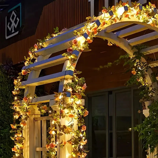 Solar Rose String Lights – Bring Romance to Your Garden