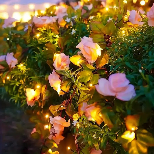 Solar Rose String Lights – Bring Romance to Your Garden