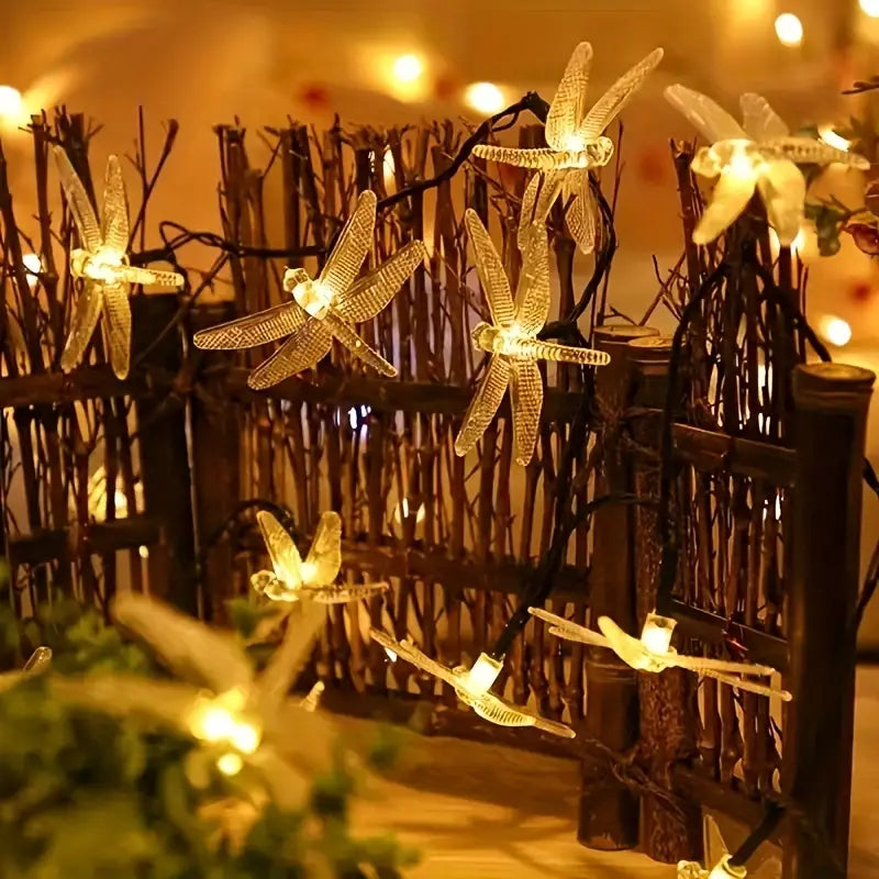 Solar Dragonfly String Lights – Add a Touch of Nature to Your Garden