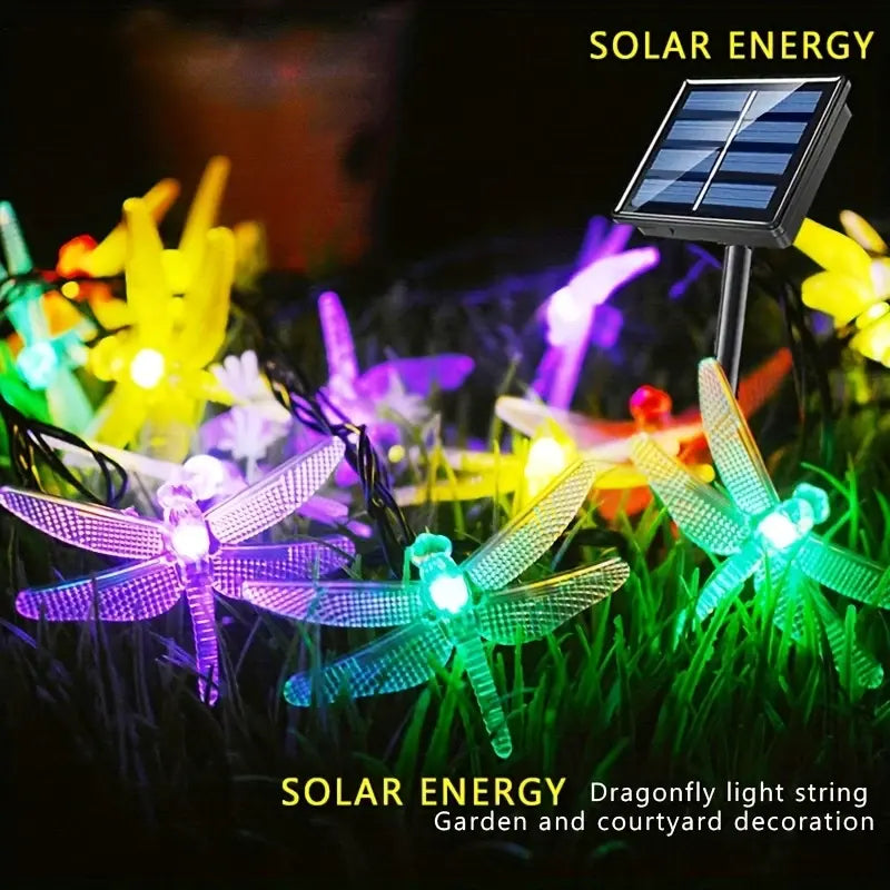Solar Dragonfly String Lights – Add a Touch of Nature to Your Garden