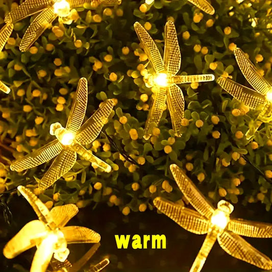 Solar Dragonfly String Lights – Add a Touch of Nature to Your Garden