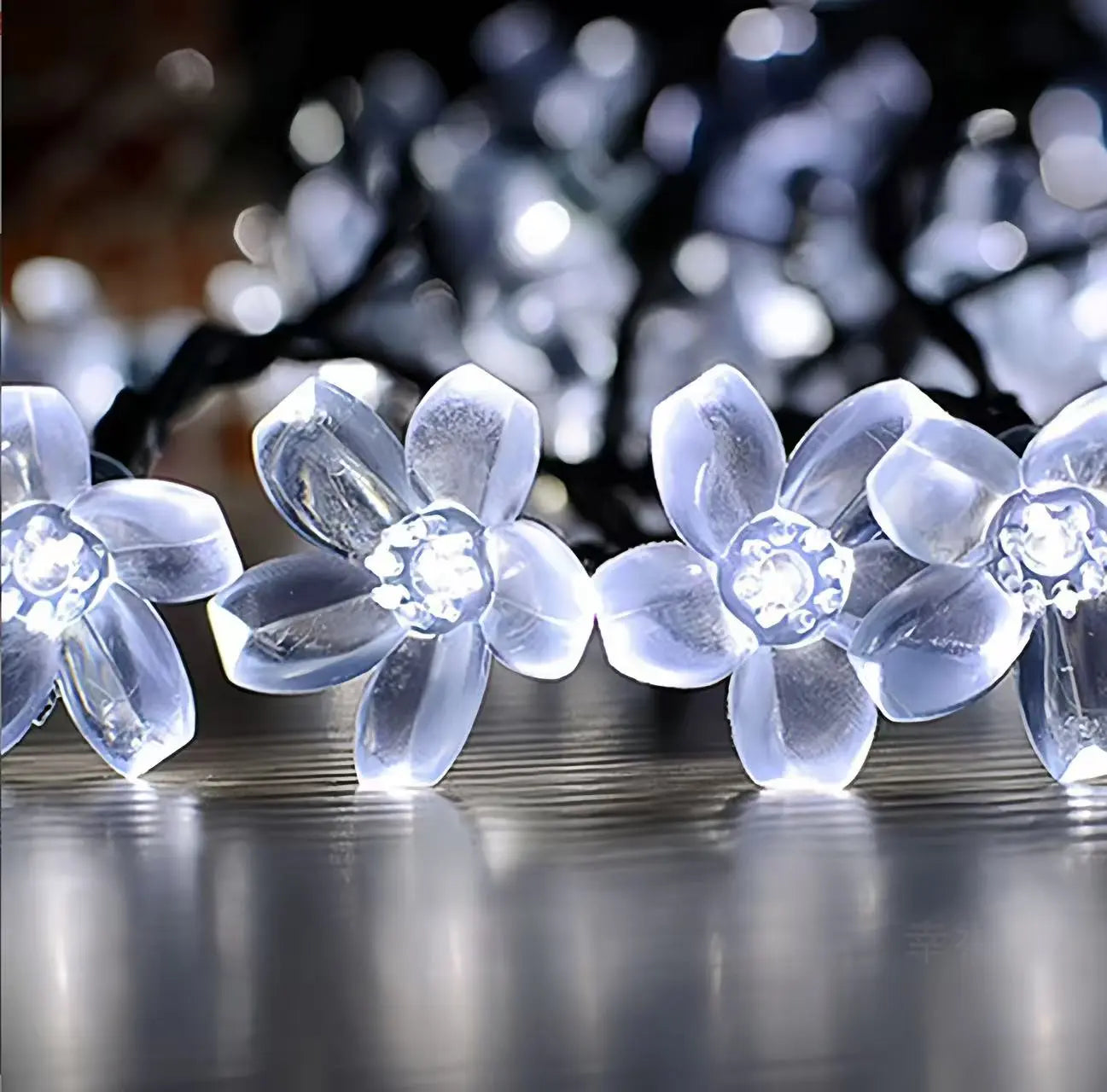 Solarbetriebene Kirschblüten-Lichterkette – Schaffen Sie eine romantische Blütenatmosphäre im Freien