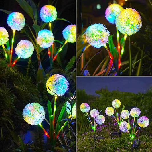 Solar Dandelion Garden Stake Lights – Bring Delicate Dandelion Charm to Your Yard