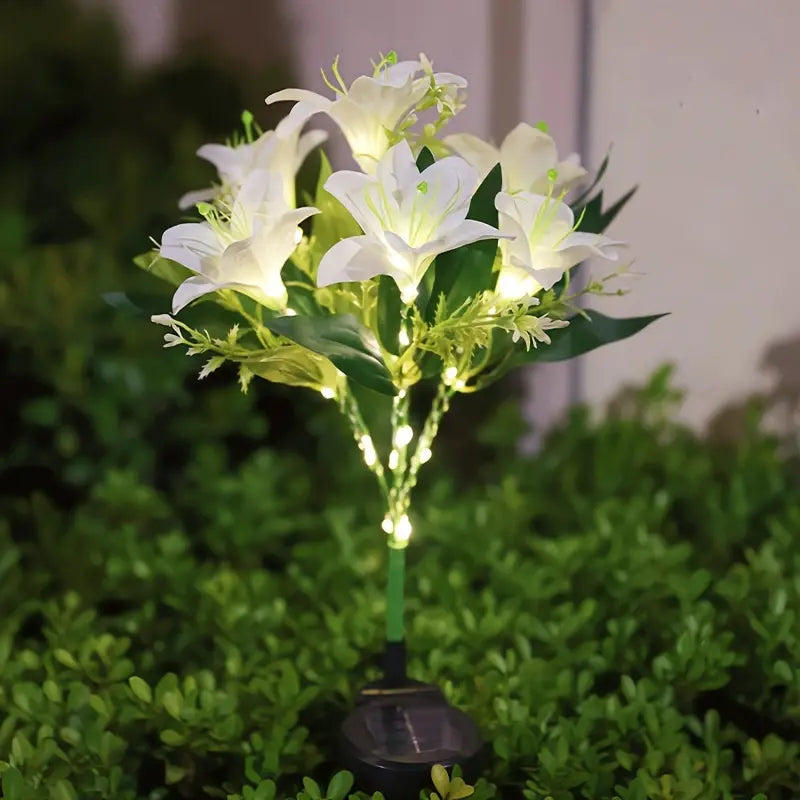 Solarbetriebene Lilien-Gartensteckerleuchten – Bringen Sie elegante Blüten in Ihren Außenbereich