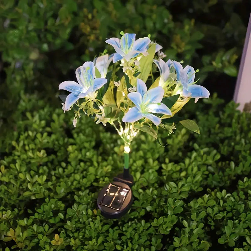 Solarbetriebene Lilien-Gartensteckerleuchten – Bringen Sie elegante Blüten in Ihren Außenbereich