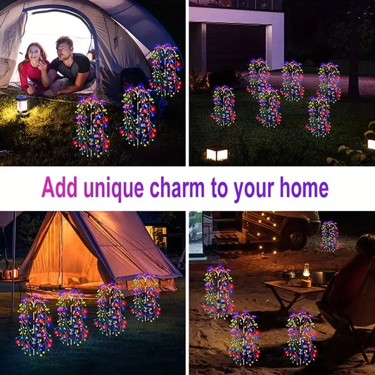 Solar Firework Garden Stake Lights – Spark Joy with Dazzling Night Bursts