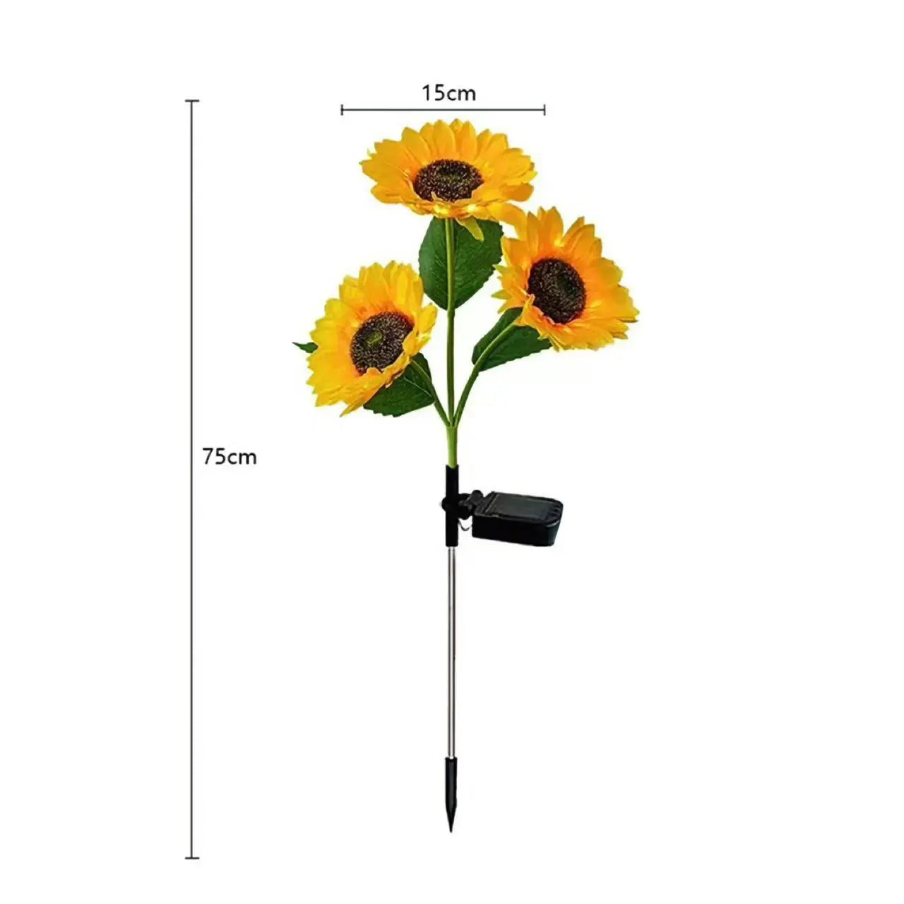 Solar Sunflower Garden Stake Lights – Bring a Cheerful Glow to Your Lawn